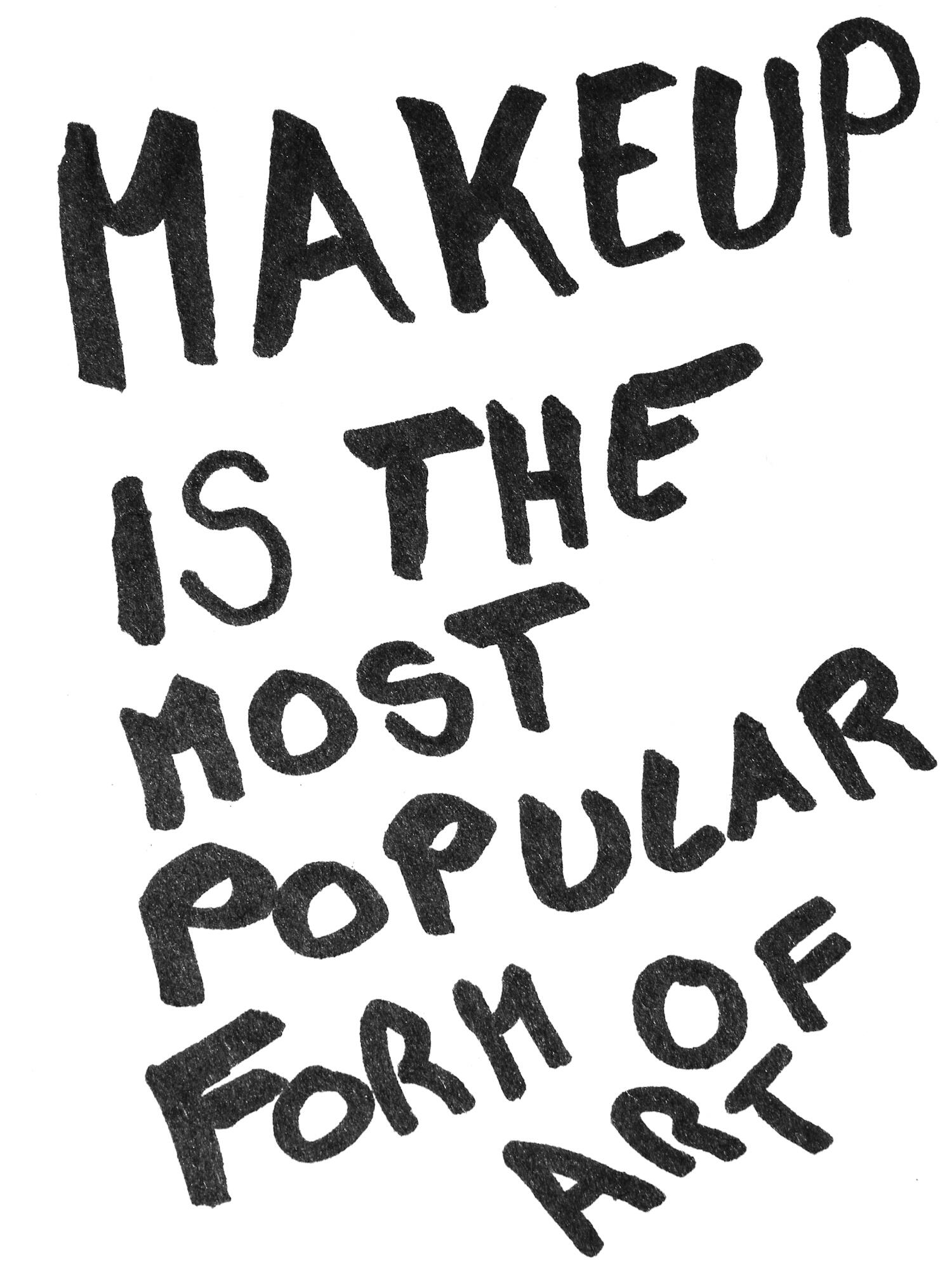 Make-up Is the Most Popular Form of Art Museum Film- und Bühnencosmetologe, Archiv